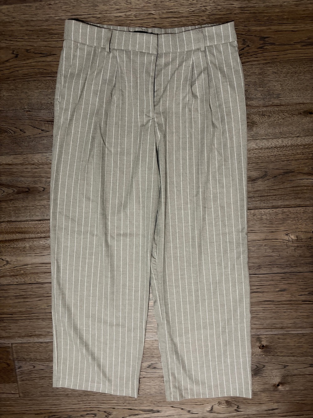 Rachel Zoe Women’s Tan Pinstripe Dress Pants